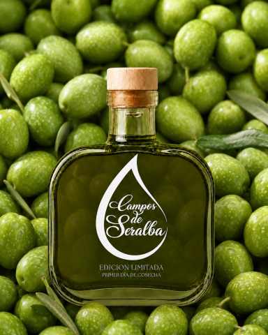 Botella personalizada Aceite de Oliva Virgen Extra Cosecha Temprana